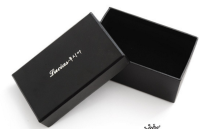 TIE BOX045  Printing Own design Fashion tie box  Custom made LOGO tie box tie box center side view